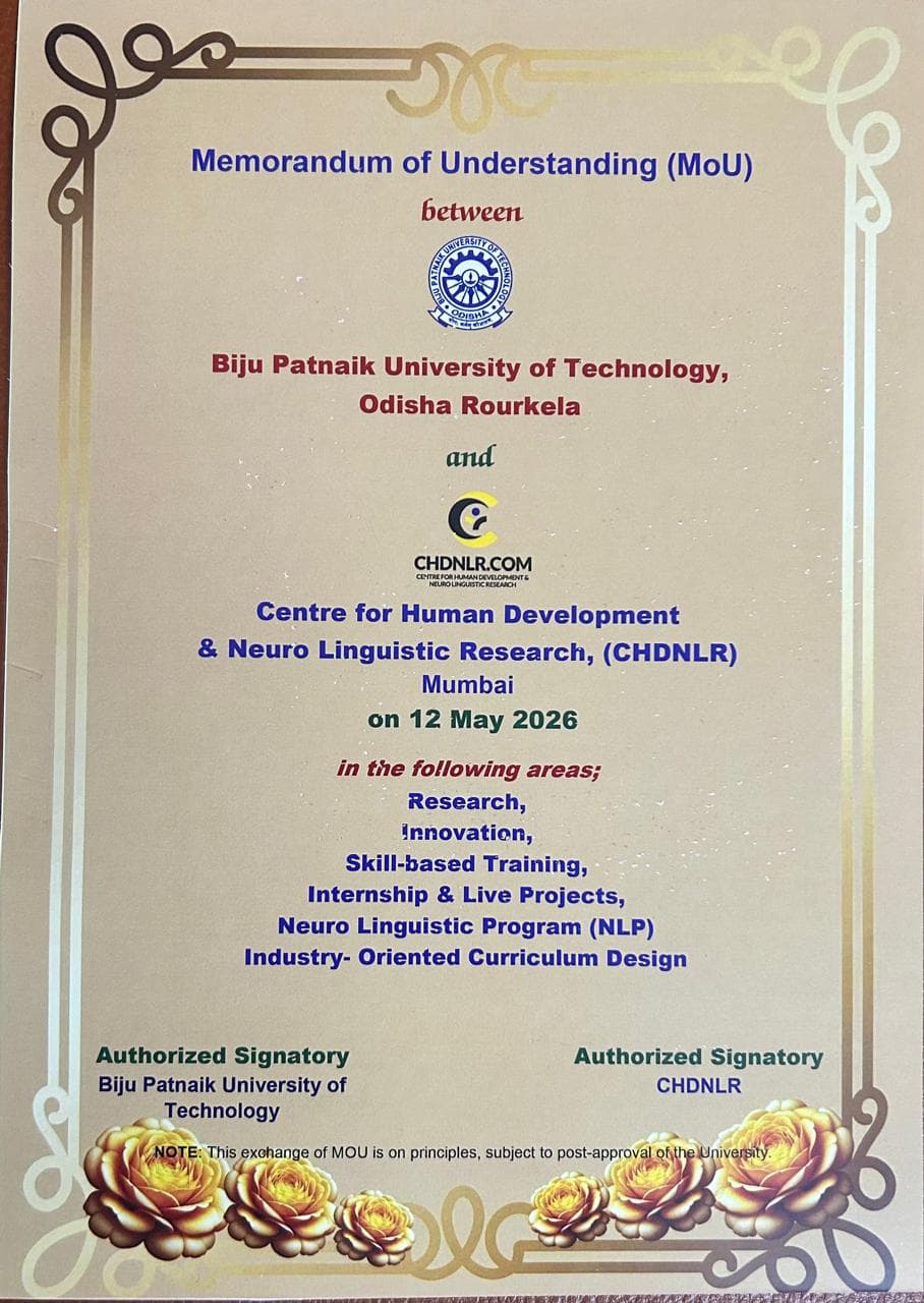 BPUT and CHDNLR Memorandum of Understanding
