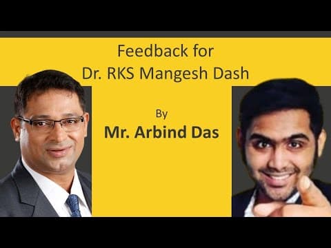 Arabind Das Feedback